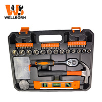 Ensemble d'outils multifonctionnels et multi-styles de qualité industrielle, 140 pièces, adapté à la maintenance industrielle et à la fabrication