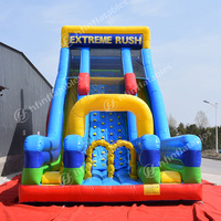Gorilla Pool River Tube Wet 24ft Water Duel Dry Toboggans gonflables pour enfants
