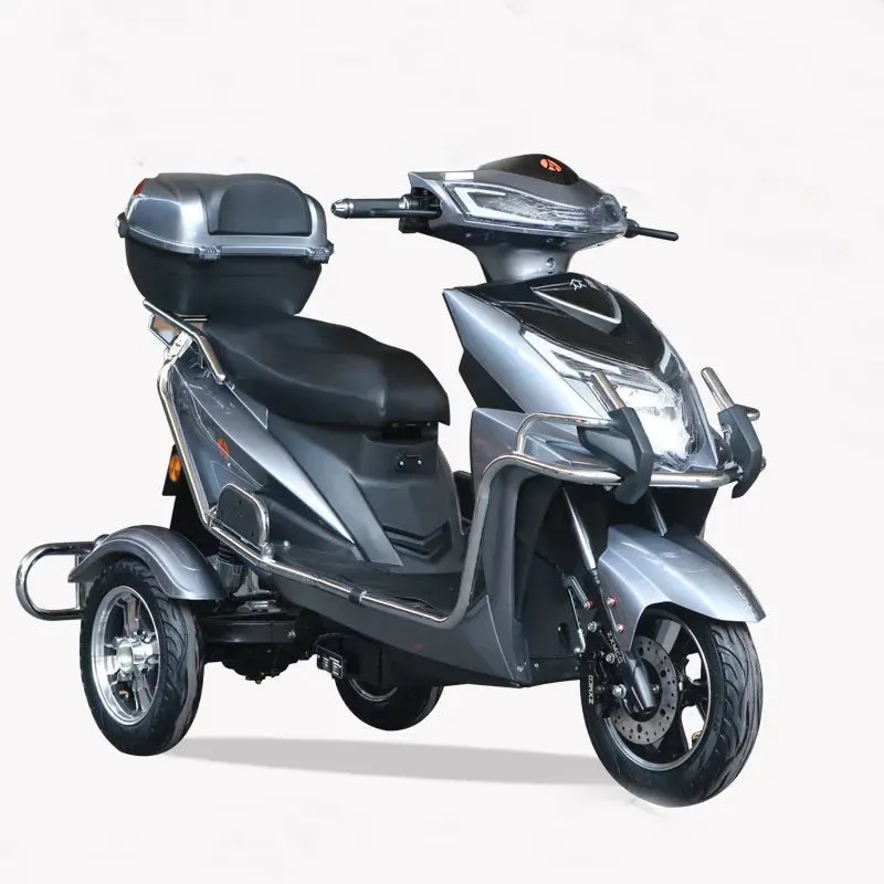 Motocicleta eléctrica de 3 ruedas de alta potencia y salida estable, motocicleta eléctrica tripulada, venta directa de fábrica para adultos
