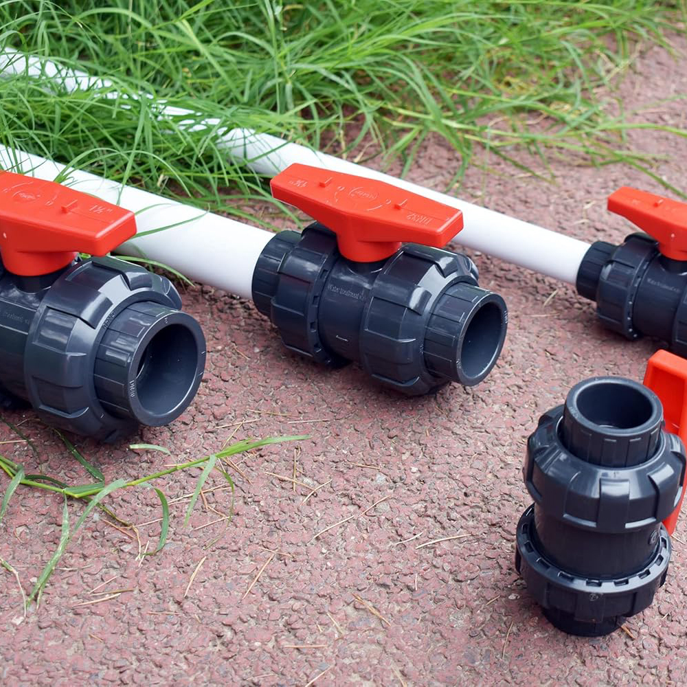 Industrial High Pressure DIN PVC UPVC Manual Water Ball Valve With OEM Customization And Double Union Connection · image 6