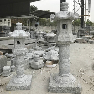 Lanterna di pietra del <span class=keywords><strong>giardino</strong></span> di stile giapponese della scultura fatta a mano di scultura di pietra di <span class=keywords><strong>prezzi</strong></span> economici per il cortile - Product Image 4