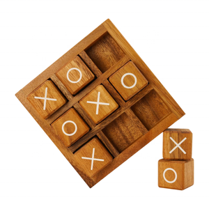 Juego <span class=keywords><strong>Tic</strong></span> Tac Toe para niños y juegos de mesa familiares Viaje 3D de decoración para sala de estar y juegos de mesa de café - Product Image 1