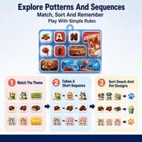 Lot de 12 claviers sensoriels lumineux à 9 touches avec boutons tactiles, motifs chiots et chatons, à partir de 6 ans