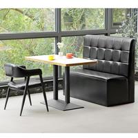 Divano a U e a L per Ristoranti, Hotel, Lounge Hookah, Bar, Caffè, Arredamento Moderno in Metallo per Night Club, Pub, Sedia e Tavolo da Bar