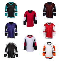 Unisex Maßgeschneiderte Hockey-Trikots Günstige OEM Eishockey-Uniform Mit Stickerei und Druck für Erwachsenen-Teamkleidung