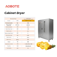 Industriële commerciële dehydrator voor het drogen van bananenchips, mango-, appel- en citroenchips, fruitdehydrator met warmtepomp