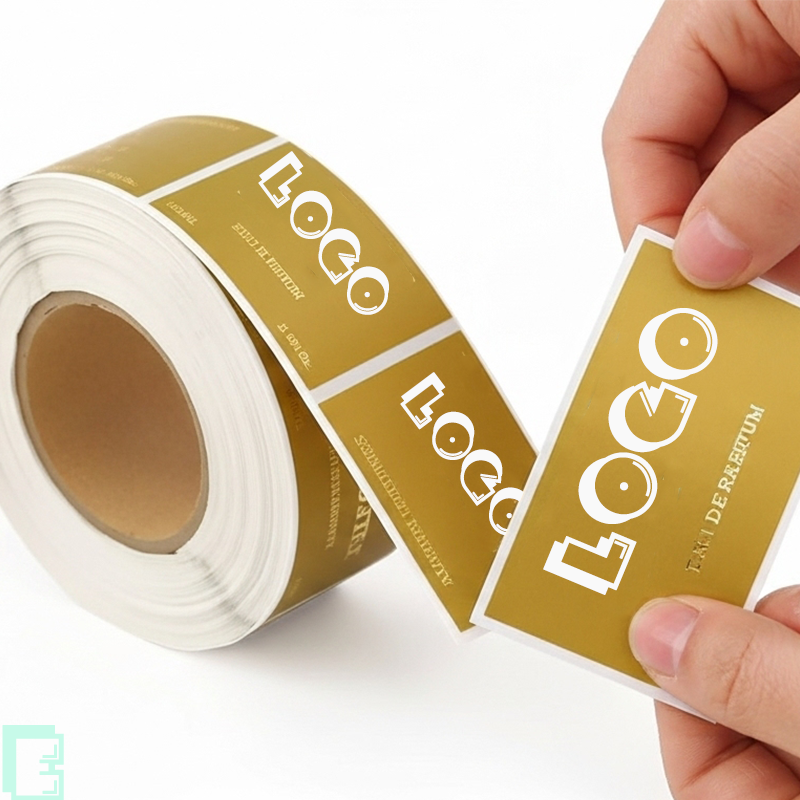 Custom Printing Waterproof Adhesive Candle Jar Labels Silver Foil Stamping Textured Stickers Oblong Shape Paper Material