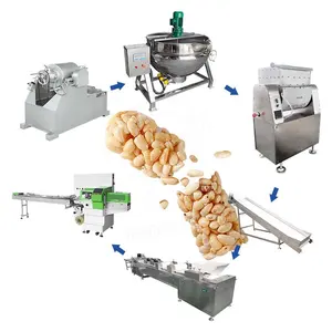 OCEAN Rice Peanut Sesame Candy Bar Mold Machine Máquina Pequeña Chocolate Cheese Energy Protein Bar Cut Make Machine