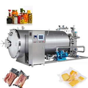 Autoclave de esterilización a presión totalmente automático con sellado confiable para huevos marinados, tofu seco y aperitivos - Product Image 1