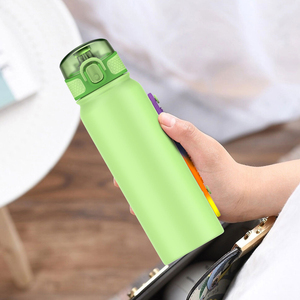 Eco-friendly Custom 600ml New Design Style Insulated Stainless Steel Water <b>Bottle</b> With Straw - Product Image 3