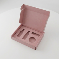 Boîtes de produits cosmétiques en carton ondulé recyclable, bon emballage avec impression pour l'emballage de vêtements, boîte à chaussures noire