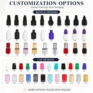 Colle noire pour extensions de cils 5ml, séchage rapide en quelques secondes, faible humidité, adhésif professionnel pour le volume et le coiffage des cils - Product Image 5