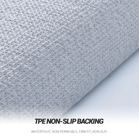 Tapis de bain personnalisé en polyester doux et moelleux, à poils longs, à séchage rapide, antidérapant, super absorbant, lavable, pour la salle de bain