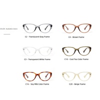 Lunettes de lecture anti-lumière bleue élégantes et durables, style œil de chat, pour utilisation sur ordinateur, légères, monture TR90 pleine bordure, unisexe, usage quotidien