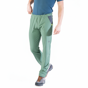 Pantaloni leggeri per Sport invernali Arunzo da uomo traspiranti taglie forti Softshell pantaloni antivento in poliestere stampato a pieghe in vita - Product Image 2