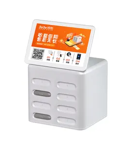 8 Slot Rental Powerbank Charging Station Factory Sharing Power Bank OEM Logo Kiosk Price Vend Power Bank Machine For Cafe Bar