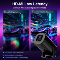 Proyector Inteligente V1 Wifi 4G Internet 200 Lúmenes Wifi6+BT5.2 de Doble Banda Android 14.0 Multimedia Mini Proyector Portátil de Bolsillo para el Hogar
