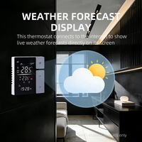Thermostat WiFi Tuya pour chaudière/actionneur/pompe/chauffage électrique, nouvelle conception, bouton tactile, régulateur de température LED 220V