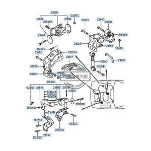 21812-37430 Motorisolator-Halterung 21812374302181237430 21812 37430 (Original) - Product Image 1
