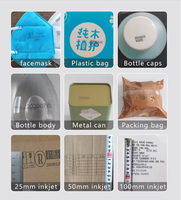 Impresora de inyección de tinta automática TT Mode, latas portátiles automáticas, inyección de lotes de acero, impresora de inyección de tinta portátil, número de lote, código de barras