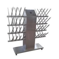 Séchoir à chaussures et bottes en acier inoxydable, gain de place, pour usage domestique et industriel (abattoir) avec fonction de désinfection