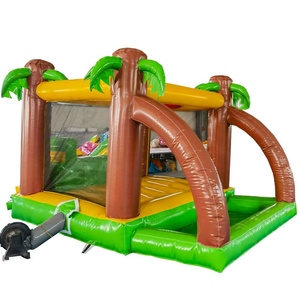 Ngoài trời thương mại Inflatable Bouncer nhà thiết kế Mới Cây lâu đài chủ đề 3.5m * 5m thuê trẻ em 'trampoline công viên với Slide - Product Image 1