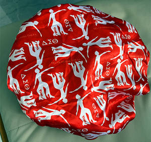 شخصية مخصصة المجتمع الأسود منظمة حمراء نادي النساء للماء دش قبعة اليونانية رسالة الاستحمام قبعة - Product Image 3