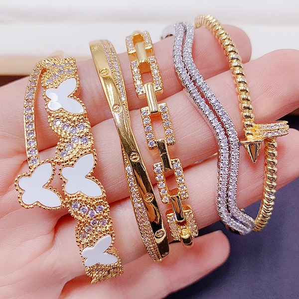 wholesale gold plated bangles