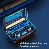 Penjualan terlaris earphone nirkabel olahraga f9 earphone earbud