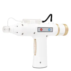 2024 Handheld No Needle Mesotherapy Skin Care Beauty Machine Water Mesotherapy Injector mesotherapy pistol With 3 Colors LED