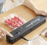 Scelleuse de film alimentaire domestique, mini scelleuse sous vide automatique pour sacs alimentaires