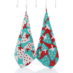 Serviette carrée en coton imprimé motif dessin animé, trois couches de gaze, 100 % coton, pour enfants - Product Image 6