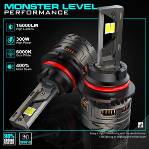 หลอดไฟหน้า LED 9007 แบบเสียบใช้งานได้ทันที ติดตั้งง่าย ให้ลำแสงที่เสถียร ไฟสูง-ต่ำ สำหรับรถยนต์ Jetta MK6 - Product Image 1