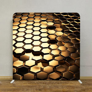 Harga grosir populer ramah lingkungan Backdrop tampilan kain latar belakang Stan berdiri - Product Image 6