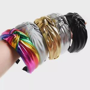 Bandeau pour cheveux personnalisé pour femmes - Bandeau large noué, turban tendance, bandeaux mignons, accessoires pour cheveux pour filles et femmes - Product Image 2