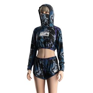 Camisetas Cortas de Manga Larga para Mujer con Protección Solar UPF50+, Secado Rápido, con Máscara Facial para Pesca, Playa, Senderismo y Running - Product Image 1