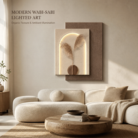 Peinture LED décorative en grès personnalisable pour la vente en gros, idéale pour les murs de fond de canapé à la maison