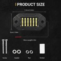 Luces LED de Alta Densidad, Color Blanco Puro, 16 Piezas, 36 LED, Resistentes al Agua, 6000K, Iluminación Ambiental de Neón para Camiones, Jeeps y Todoterreno, 12V