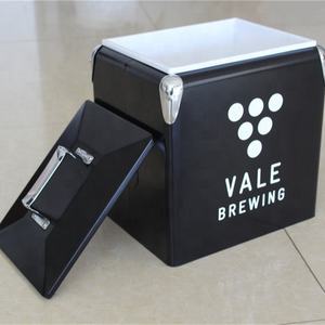 Metal cooler box auto frigorifero portatile dispositivo di raffreddamento del ghiaccio di pesca all'aperto fresco scatola di piccole dimensioni di ghiaccio Incubatore - Product Image 4