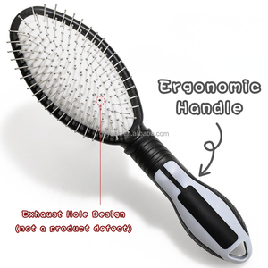 <span class=keywords><strong>Brosse</strong></span> démêlante double face pour animaux de compagnie, poils ultra doux, outils de toilettage pour chiens, chats et chevaux à poils courts ou longs - Product Image 4