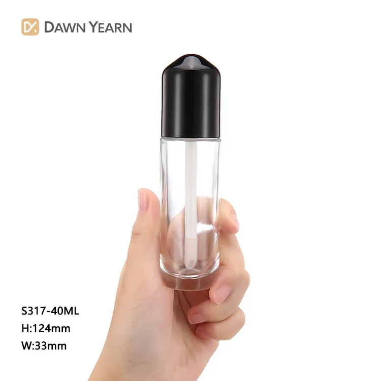 OEM ODM изготовленная на заказ косметическая упаковка стеклянные бутылки для нанесения качества основы с аппликато