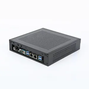 Oem Odm Caixa Do Computador Mini Pc win11 Tamanho Pequeno Hd Fanless Industrial Com Porta Paralela 6 Rico Com