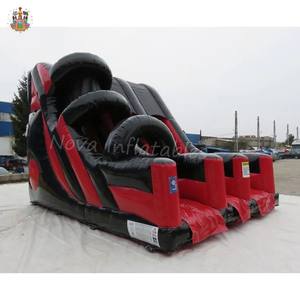 Nuevo, Gran Oferta, Casa <span class=keywords><strong>de</strong></span> Brinco Inflable Roja Grande para Exteriores, Tobogán, <span class=keywords><strong>Material</strong></span> <span class=keywords><strong>de</strong></span> PVC, Parque <span class=keywords><strong>de</strong></span> Aventuras para Niños, Uso Deportivo - Product Image 3