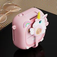 Appareil photo pour enfants en forme de licorne, écran 2,4 pouces, capteur CMOS, impression photo couleur, double objectif, enregistrement vidéo HD 1080P, filtre, MP3