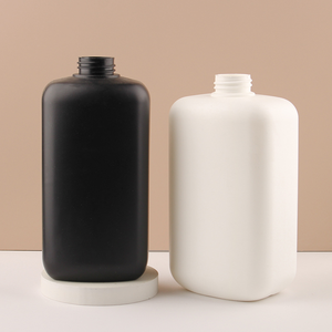Ensemble de bouteilles de soins de la peau personnalisées vides bouteilles de shampoing carrées de revitalisant pour cheveux bouteille de lavage cosmétique en plastique pour le visage et le corps avec <span class=keywords><strong>pompe</strong></span> à lotion - Product Image 2