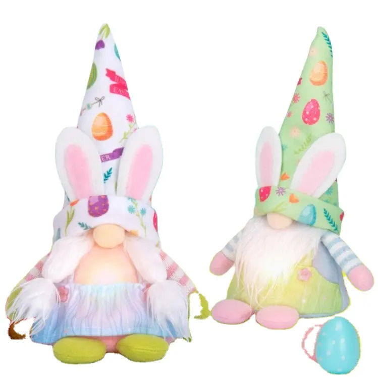 High Quality Happy Easter Cute Faceless Doll Bunny Easter Day Plush Small Spring Gnome Easter Party Table Home Holiday Decor