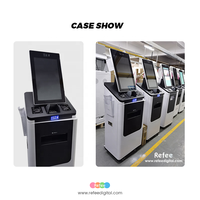 Commande en libre-service Kiosque de paiement à écran tactile Équipement financier Machine à payer soi-même Terminal de scanner de codes à barres QR 24 pouces 32 pouces