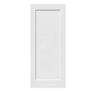 One panel shaker MDF HDF White Primer Hollow Core Solid Core Wooden Interior Doors cheap price door slab