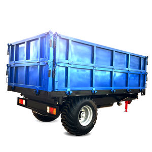 Venta al por mayor de fábrica 3 Ton 5 Ton 7 Ton 4 Wheel Farm Utility Trailer Mobile Mini Dump Trailer para la venta - Product Image 2