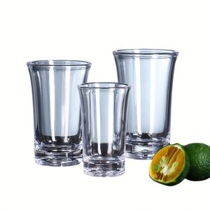Wholesaler Small Shot <b>Glasses</b> Plastic PS Clear Shot <b>Glasses</b> Acrylic Shot <b>Glass</b> with Heavy Base for <b>Vodka</b> Whiskey Tequila Liquor - Product Image 4